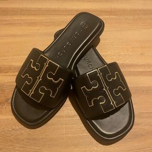 Tory Burch Double T Sport Slide